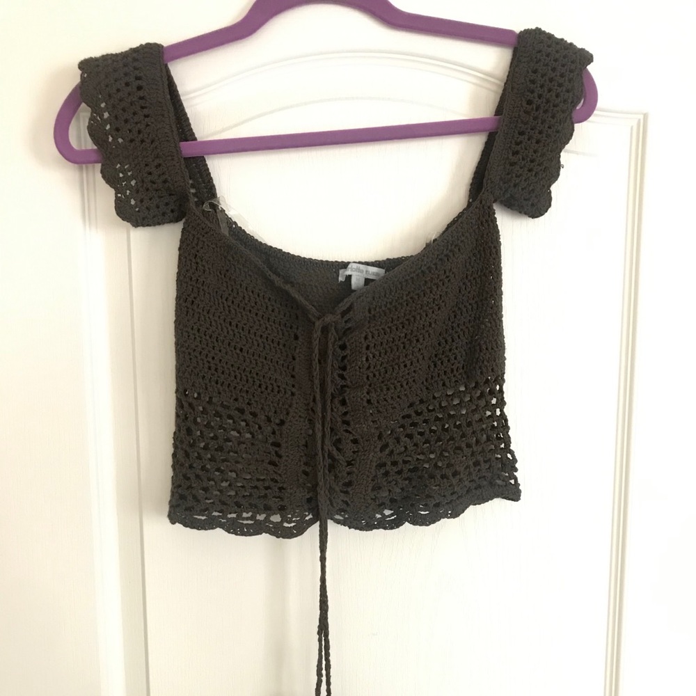 SOLD. Knitted Crop Top